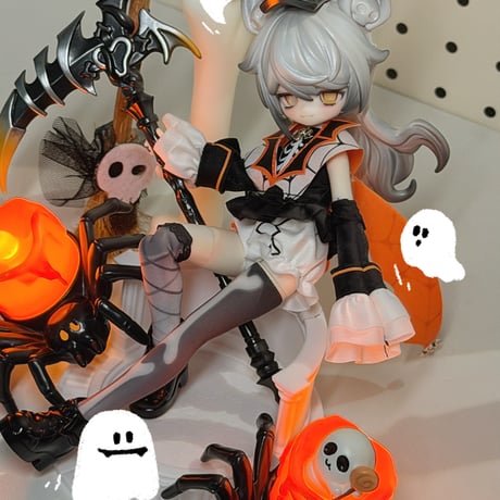 【予約販売｜11月 お届け予定】不可食用人形「ルナロア｜月光メルヘン物語2：古城の旧日の残響」1/8スケール単品ドール「カボチャの使者 Jerry/幽霊の導き手 Lily」フルセット【共通ページ】