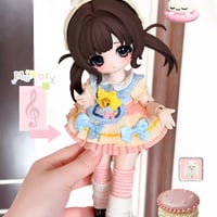 【予約販売：2026年9月頃 お届け予定】<初回予約特別価格>Oi studio 「スイーツパーティー」小型ドール向け ドール用の服 7点セット