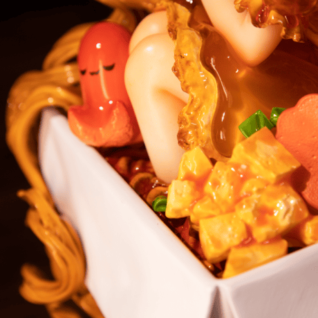 【予約販売：2027年4月～5月頃 お届け予定】＜送料無料 & 特別価格＞ WeArtDoing  「カップ麺の少女 · オリジナルソース」【コレクションフィギュア】