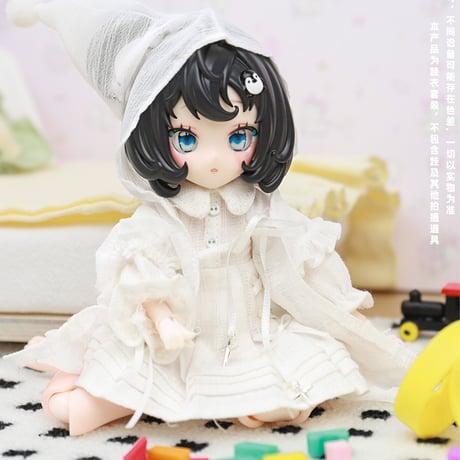 【予約販売：2026年9月頃 お届け予定】<初回予約特別価格>Oi studio 「おやすみなさい」小型ドール向け ドール用の服 2点セット
