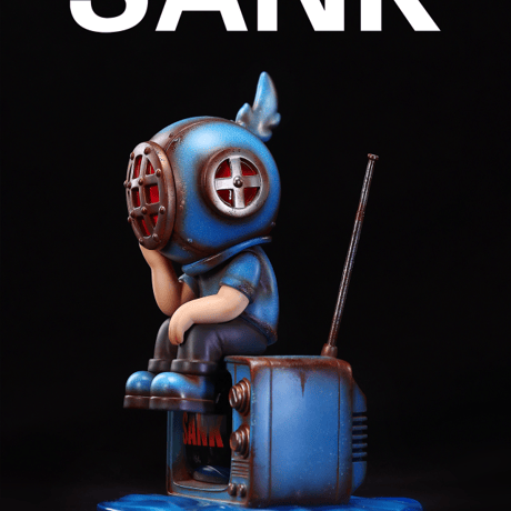 【予約販売：2026年11月～2026年12月頃お届け予定】SANK TOYS「インセンスホルダー『漂流電波』ブルース」【コレクションフィギュア】