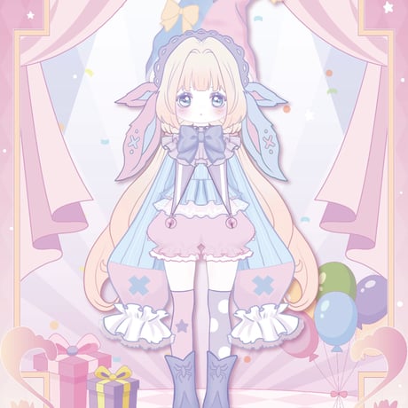 【予約販売｜2026年8月頃 お届け予定】Happy Engine x LUCKY EMMA 「ルルリン物語：秘境の契約」＜ピエロの霊＞数量限定受付単品ドール フルセット