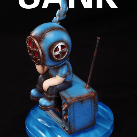 【予約販売：2026年11月～2026年12月頃お届け予定】SANK TOYS「インセンスホルダー『漂流電波』ブルース」【コレクションフィギュア】