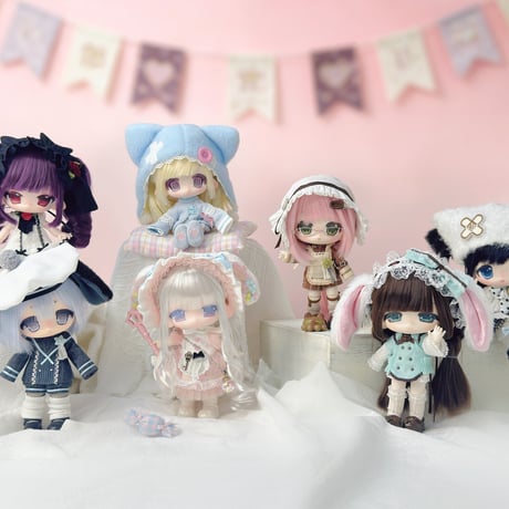 【予約販売｜9月頃 お届け予定】UKI DOKI 「Mini Mili：すみっこ米粒」2頭身植毛ブラインドドールシリーズ