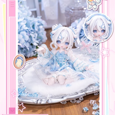 【予約販売｜12月頃 お届け予定】<公式初回予約特典付>Kako Lab「菓子工房」特1/6スケールBJDブラインドドールシリーズ