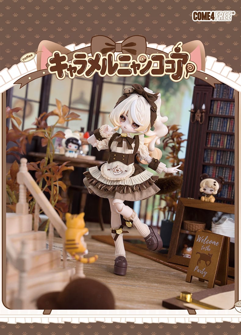 現品販売】COME4FREE「スイーツシリーズ：キャラメルニャンココア」1/8