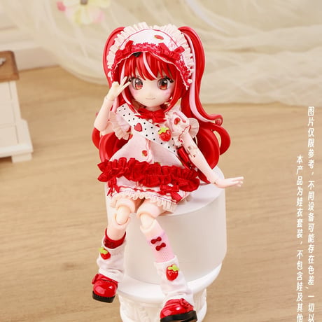 【予約販売：2026年9月頃 お届け予定】<初回予約特別価格>Oi studio 「ストロベリーガーデン」1/12スケール 小型ドール向け ドール用の服 6点セット
