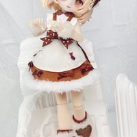 【現品販売】TENCYスタジオ「くまさん着ぐるみ」小型ドール向け ドール用の服【4点セット】