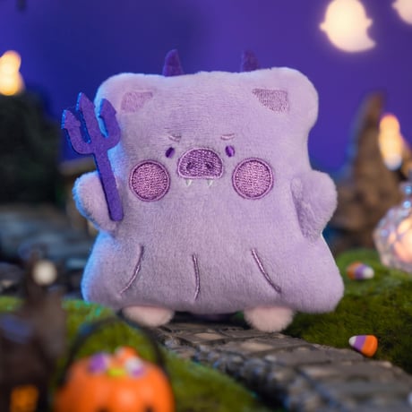 【予約販売：10月頃 お届け予定】TOYZEROPLUS × CICI’S STORY 子豚LULU「ホラーストーリーシリーズ：変身ちびゴースト」 ぬいぐるみ シリーズ