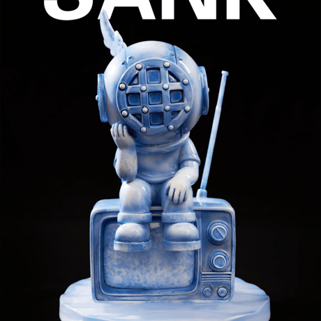 【予約販売：2026年11月～2026年12月頃お届け予定】SANK TOYS「インセンスホルダー『漂流電波』チャイナブルー」【コレクションフィギュア】