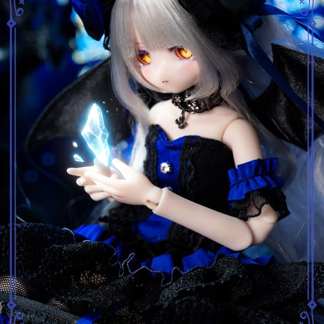 【予約販売：2026年10月～11月頃 お届け予定】光喃の語「時の隙とオルゴール」特1/6スケール植毛・入れ目タイプ単品ドール「深淵の氷焔竜・カヤナ」フルセット