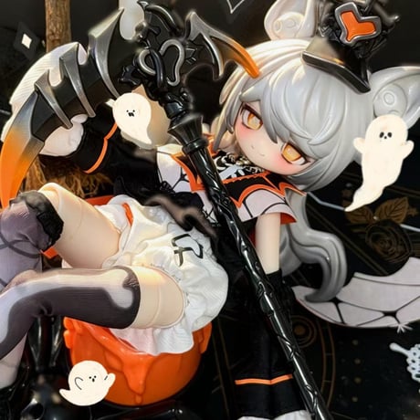 【予約販売｜11月 お届け予定】不可食用人形「ルナロア｜月光メルヘン物語2：古城の旧日の残響」1/8スケール単品ドール「カボチャの使者 Jerry/幽霊の導き手 Lily」フルセット【共通ページ】