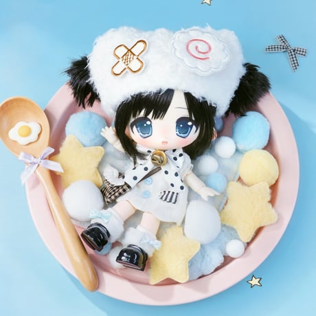 【予約販売｜9月頃 お届け予定】UKI DOKI 「Mini Mili：すみっこ米粒」2頭身植毛ブラインドドールシリーズ
