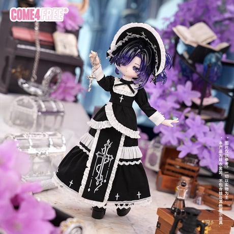 【予約販売｜8月後半 お届け予定】COME4FREE「おとぎ話：滅びの賛歌」1/8スケール 小型ドール向け ドール用の服 5点セット