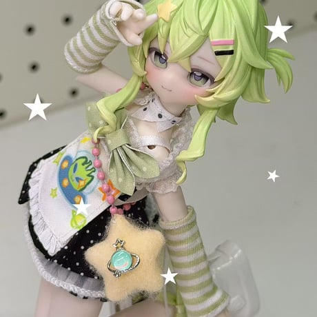 【予約販売｜2026年9月～10月頃 お届け予定】不可食用人形（Inedible Doll）「ニャニャニャ次元」1/8スケール単品ドール「宇宙ネコ／シルバーシェーデッド」フルセット【共通商品ページ】