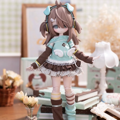【予約販売｜12月頃 お届け予定】＜個別販売・特別価格＞Kako Lab「菓子工房」特1/6スケール単品ドールフルセット「PINK ルオニン 色違いVer.」