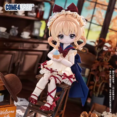 【予約販売｜8月頃 お届け予定】COME4FREE「日常シリーズ：赤雪姫」1/6スケール 中型ドール向け ドール用の服 5点セット