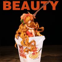 【予約販売：2027年4月～5月頃 お届け予定】＜送料無料 & 特別価格＞ WeArtDoing  「カップ麺の少女 · オリジナルソース」【コレクションフィギュア】