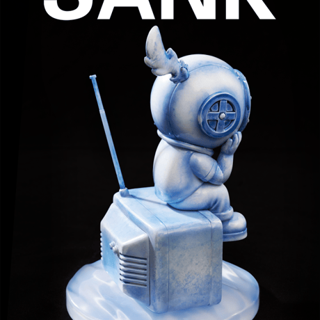 【予約販売：2026年11月～2026年12月頃お届け予定】SANK TOYS「インセンスホルダー『漂流電波』チャイナブルー」【コレクションフィギュア】