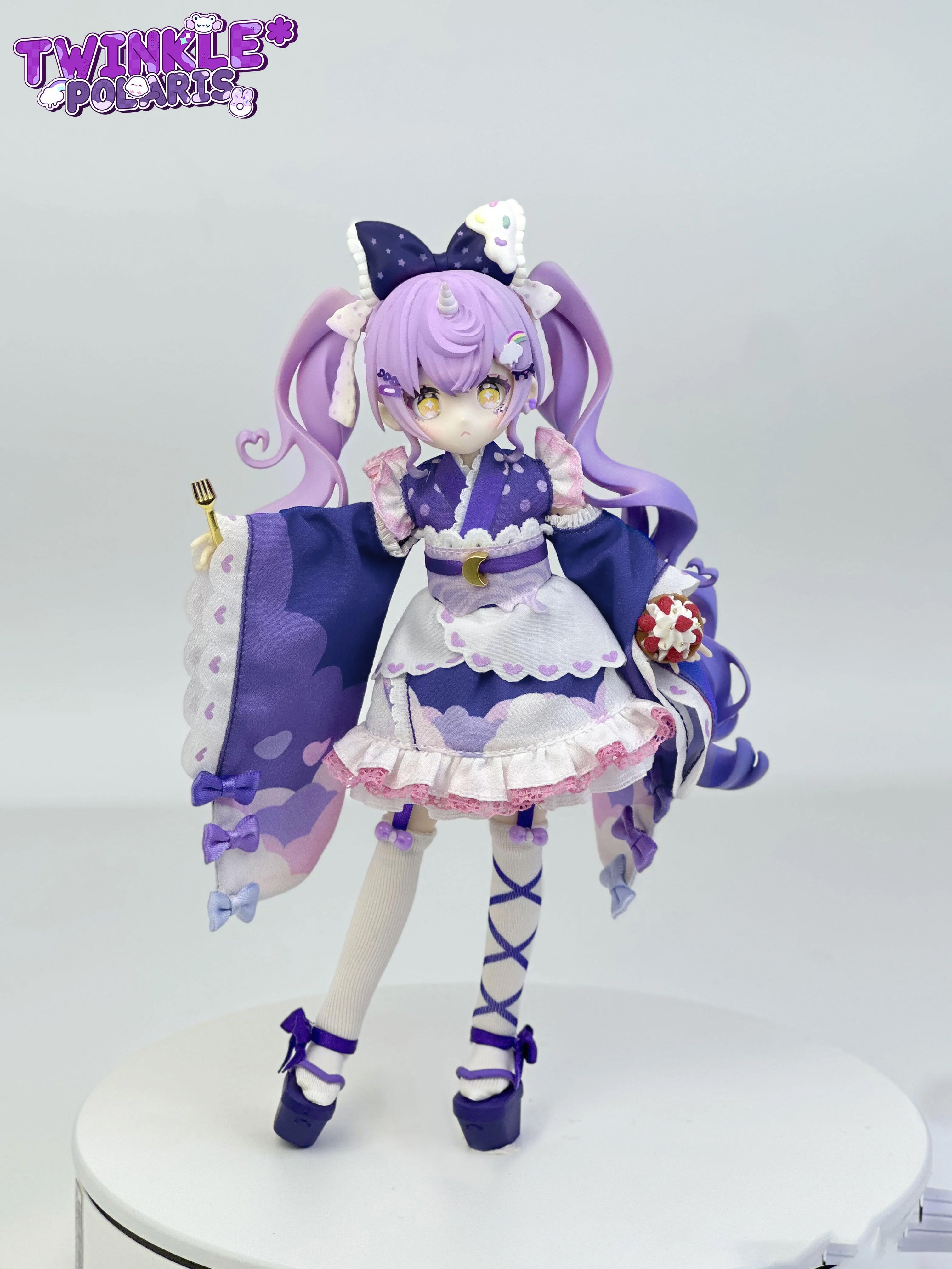 TWINKLE POLARIS Yuni2カラーセット(おまけ付き) 現品販売】半夏文創 x ちょん＊「Twinkle Polaris」単品ドール「Yuni