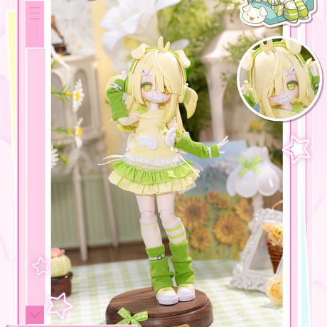 【予約販売｜12月頃 お届け予定】<公式初回予約特典付>Kako Lab「菓子工房」特1/6スケールBJDブラインドドールシリーズ