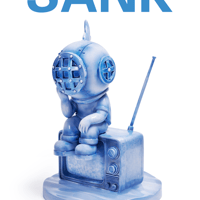 【予約販売：2026年11月～2026年12月頃お届け予定】SANK TOYS「インセンスホルダー『漂流電波』チャイナブルー」【コレクションフィギュア】