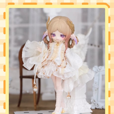 【予約販売：8月頃 お届け予定】PENNY'S BOX  「LULUYA：交響詩」 1/8スケール BJD球体関節可動ドールボディ 「B09 ライトシュガー体」単品【平胸/大胸 選び可能】