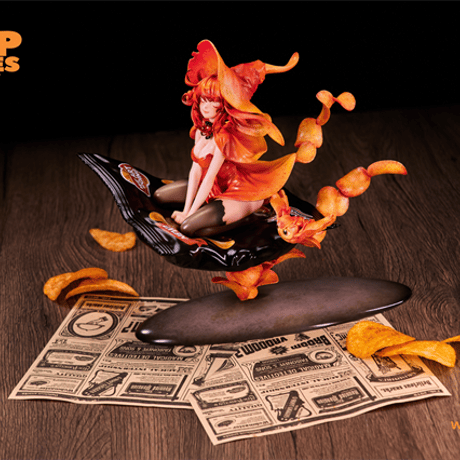 【予約販売：2027年4月～5月 お届け予定】＜送料無料 & 特別価格＞ WeArtDoing  「眠りの魔法：ポテトチップスの魔女 · チリ」【コレクションフィギュア】