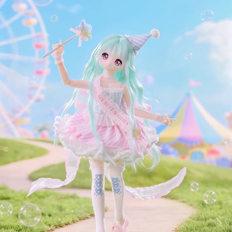 【予約販売｜2026年8月後半～9月前半 お届け予定】Unveiled Door「星希島｜シンシーランド」特1/6スケール 植毛タイプ単品ドール「ウェーブキャンディ」フルセット
