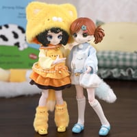 【予約販売：2026年9月頃 お届け予定】<初回予約特別価格>Oi studio 「もふもふ隊」1/12スケール 小型ドール向け ドール用の服 5点セット【全2種類・選択可能】