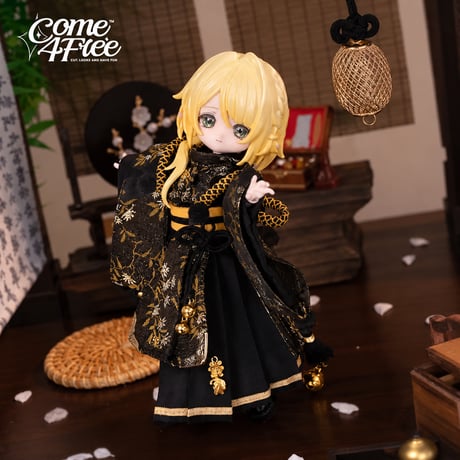 【現品販売】COME4FREE「日常シリーズ：千夜織金」1/12スケール 小型ドール向け ドール用の服 5点セット