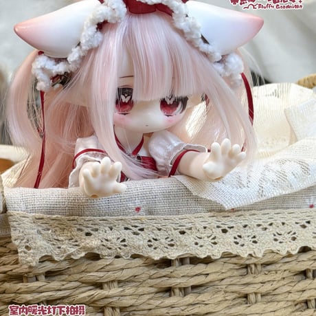 【予約販売｜8月～9月頃 お届け予定】<公式初回予約特典付>Meki「モクモクおやすみ Fluffy Goodnight」1/4ヘッド・1/6ボディ BJDブラインドドールシリーズ
