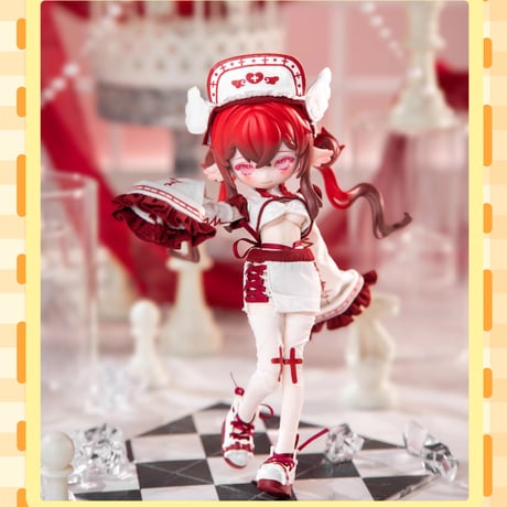 【予約販売：8月頃 お届け予定】PENNY'S BOX  「LULUYA：交響詩」 1/8スケール BJD球体関節可動ドールボディ 「B09 ライトシュガー体」単品【平胸/大胸 選び可能】