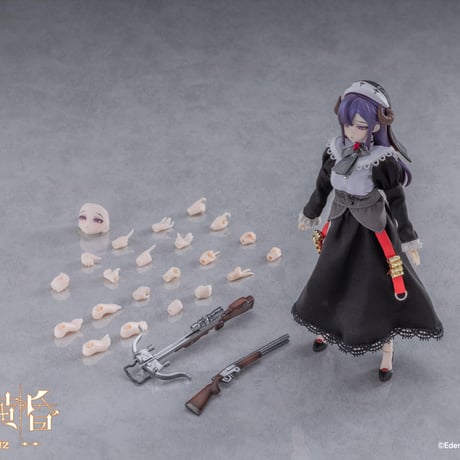 【予約販売｜12月～1月頃 お届け予定】NEO EDEN TOYS x Eden Industry「黒鉄レクイエム2：楽園の黄昏」MJDブランドドール 布製衣装アクションフィギュア シリーズ