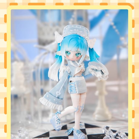 【予約販売：8月頃 お届け予定】PENNY'S BOX  「LULUYA：交響詩」 1/8スケール BJD球体関節可動ドールボディ 「B09 ライトシュガー体」単品【平胸/大胸 選び可能】