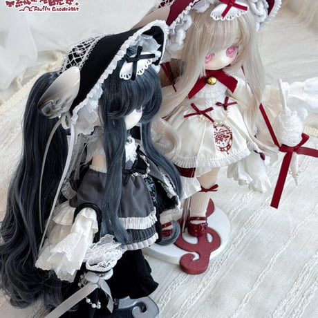 【予約販売｜2026年10月頃 お届け予定】Meki「モフモフおやすみ Fluffy Goodnight」1/4ヘッド・1/6ボディ BJD単品ドール「シンロン／ウーロン」フルセット【共通ページ】