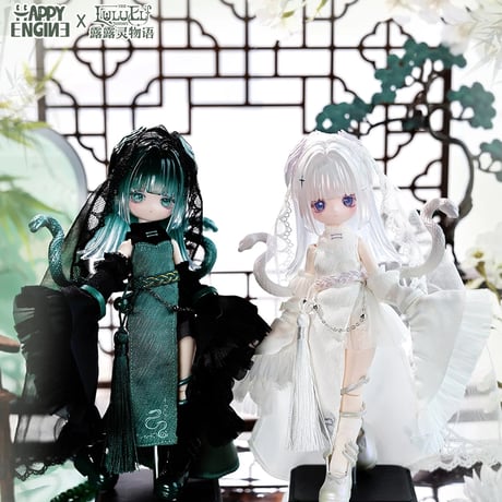 【現品販売】Happy Engine「ルルリン物語：鬼手腹 青/白」単品ドール＜フルセット＞