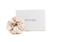 美髪シュシュpremium　ベージュ