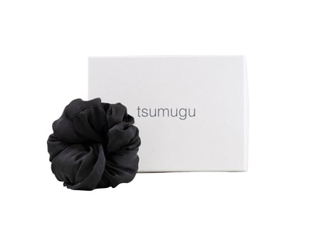 美髪シュシュpremium　ブラック