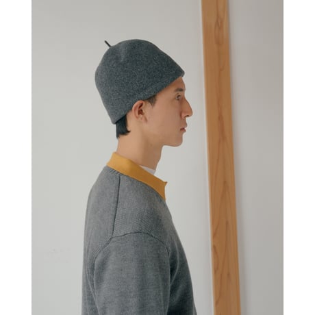 tone / OPEN COLLAR POLO  / BLACK
