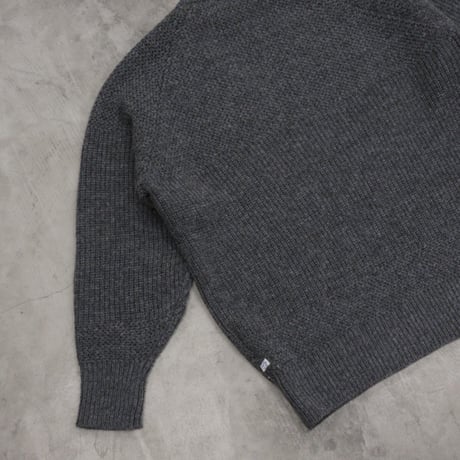 NOROLL / SIMPLE CREWNECK KNIT / GREY