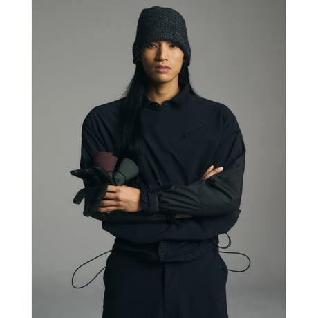 BAL / HAND KNIT BEANIE / BLACK
