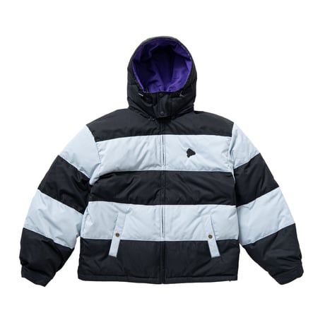 SPECIAL GUEST K.K. / REVERSIBLE HOOD DOWN JACKET / LIGHT BLUE & BLACK