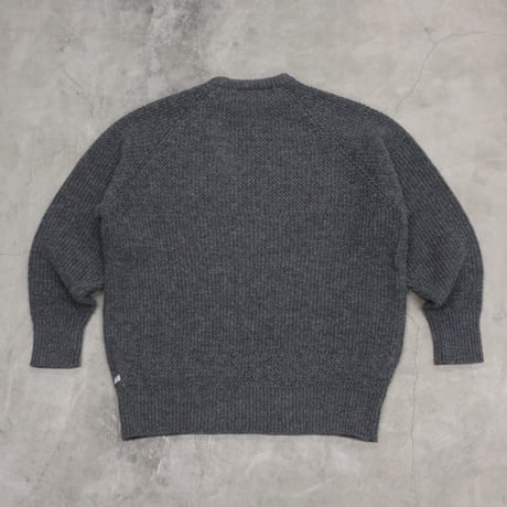 NOROLL / SIMPLE CREWNECK KNIT / GREY