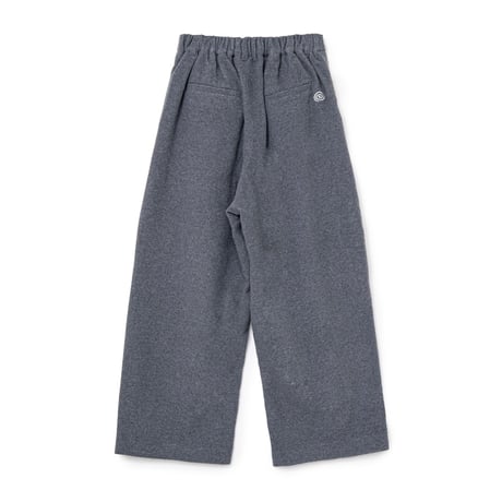 SOL soonerorlater / WOOL-BLEND EASY 2-TUCK PANTS / GRAY