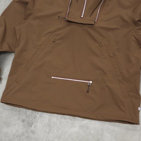 NOROLL / SUGARI MESH ANORAK / BROWN