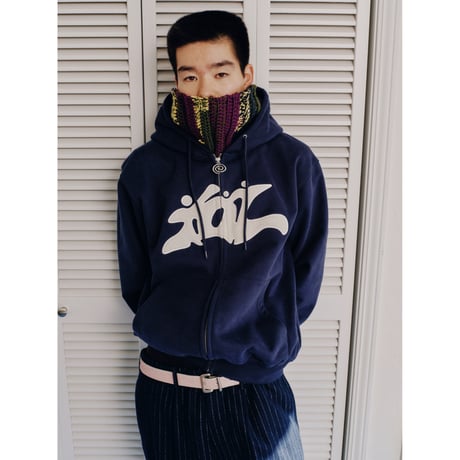SOL soonerorlater / HAND-KNITTED NECK WARMER / GRAY MIX