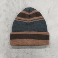 NOROLL / CONFECTION BEANIE / GREEN / BROWN