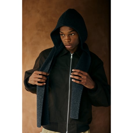 COMFORTABLE REASON / DUCK BOMBER JACKET / BROWN