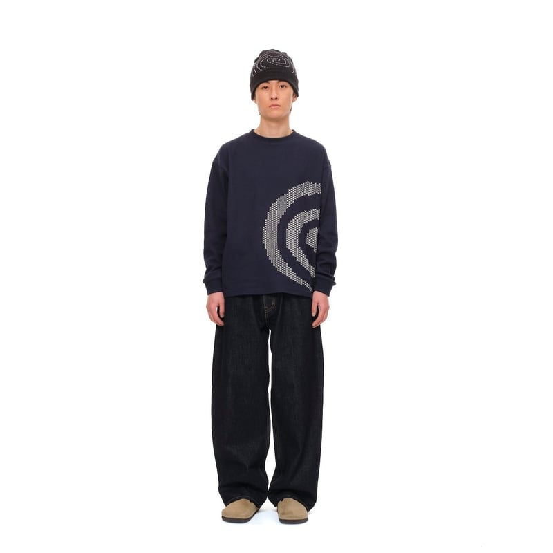トップス sol soonerorlater Cross GuruGuru Waffle SOL soonerorlater / CROSS GURUGURU WAFFLE L/S T